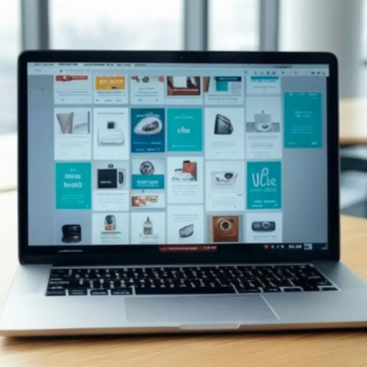 Customer browsing electronics brands on a sleek e-commerce interface