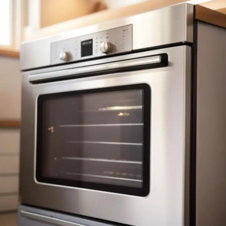 Premium stainless-steel oven and cooktop installed in a modern kitchen.