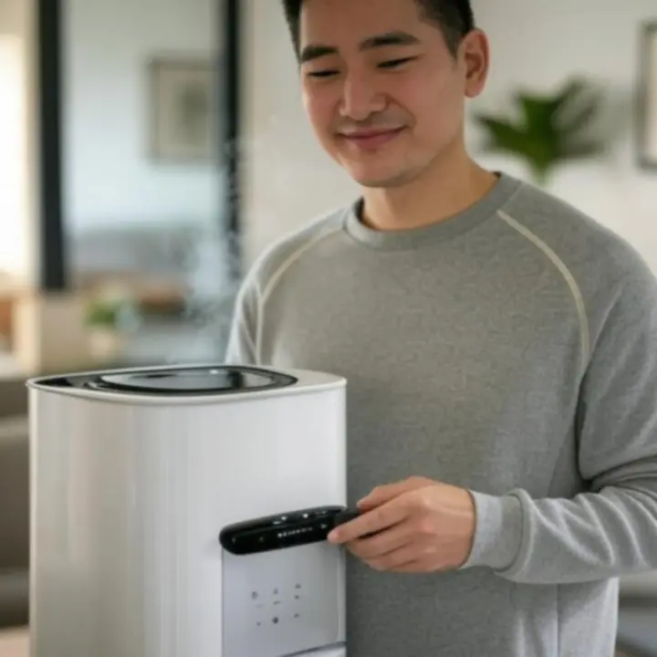 Spotlight smart device styled in a modern Australian home